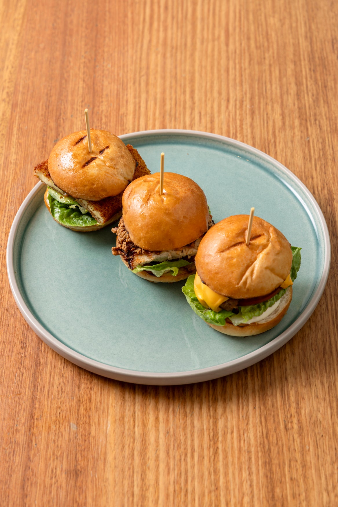 Chicken Mini Burger Sliders