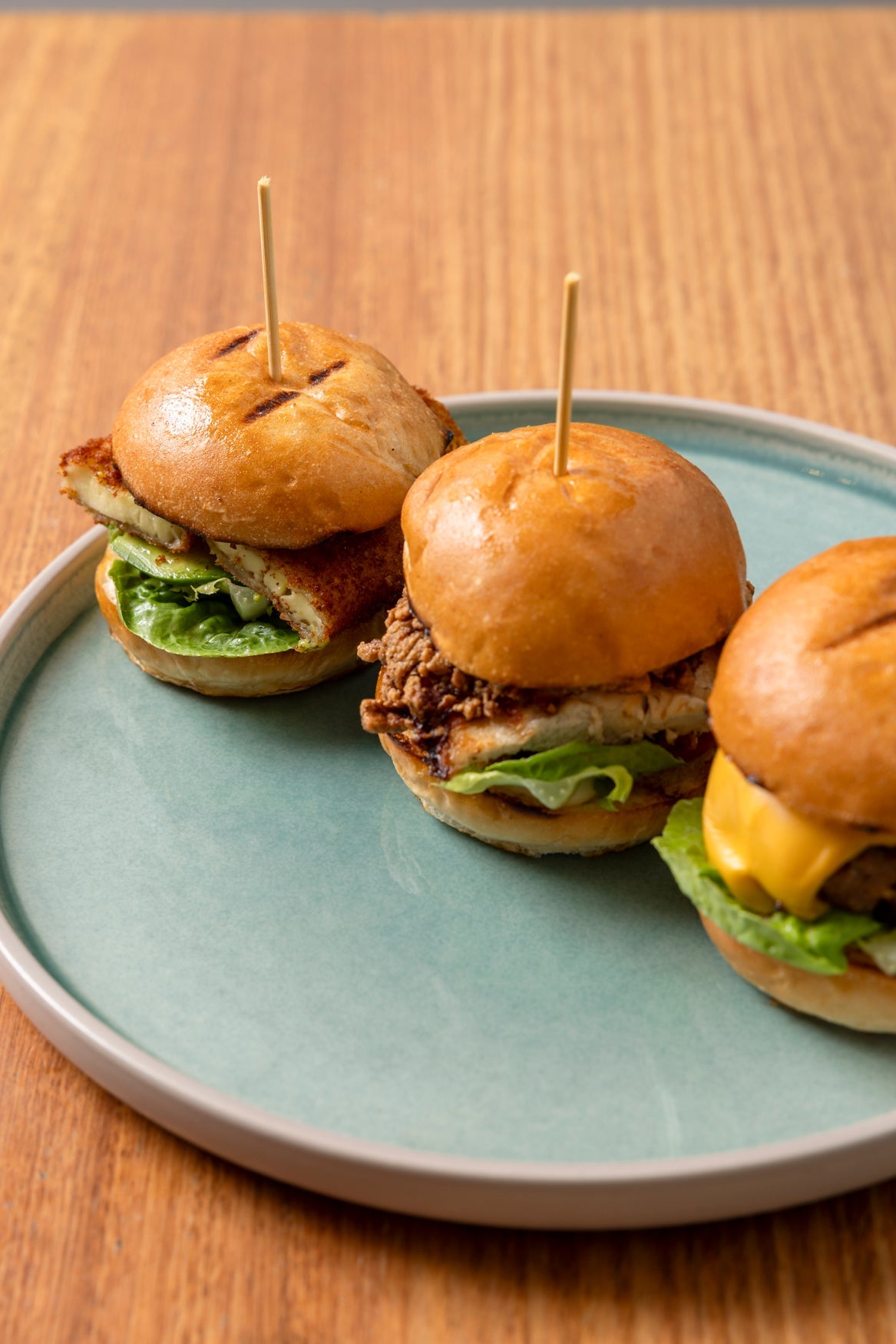 Chicken Mini Burger Sliders