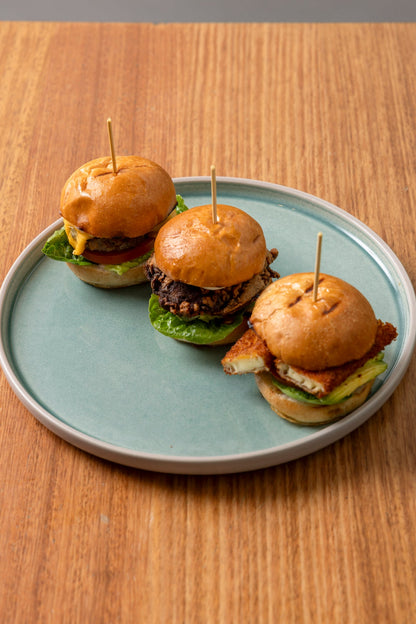 Egg and Bacon Mini Burger Sliders
